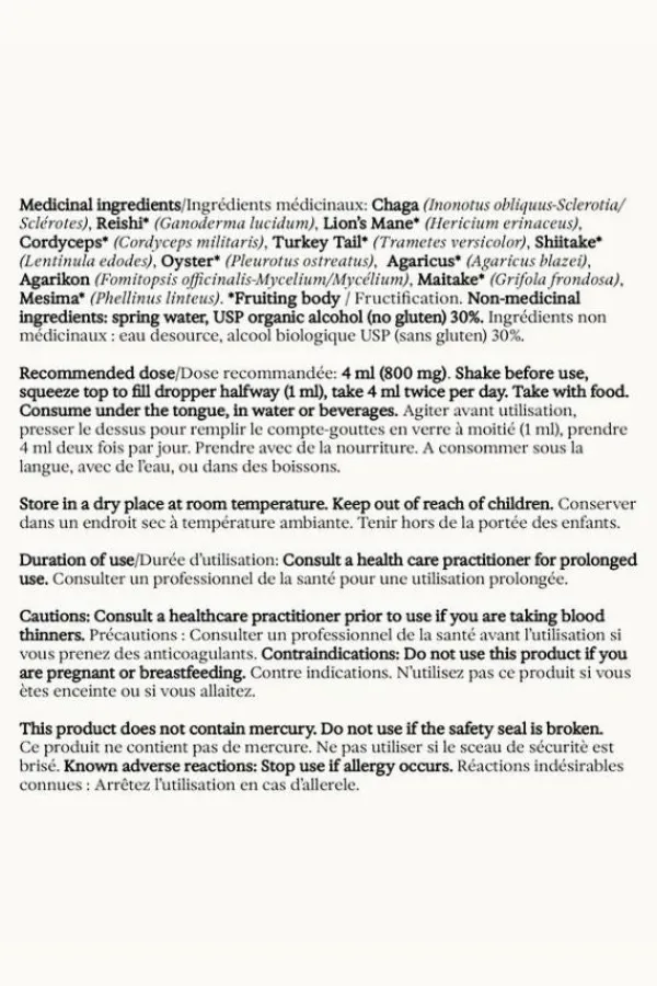 Apothecary>Rainbo 11:11 Super Multi-Mushroom Tincture | Alcohol-Free 100ml