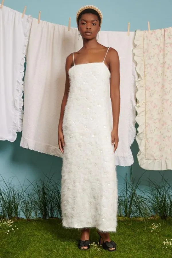 Ready-to-wear Whites|Dresses>Sister Jane Agatha Embellished Midi Dress | Ivory