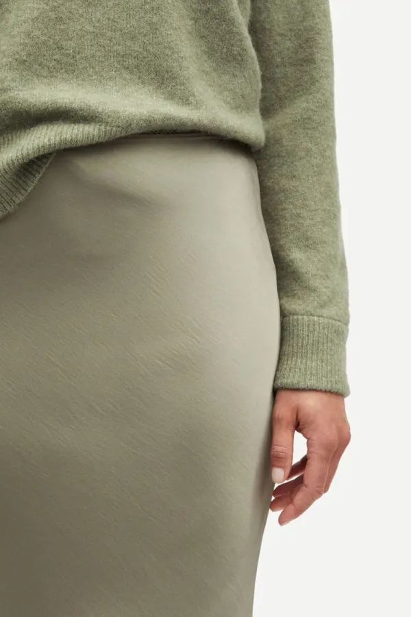 Bottoms>Samsoe Samsoe Agneta Skirt | Vetiver
