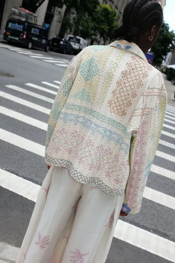 Tops>Rujuta Sheth Astrid Jacket | Garden Mosiac
