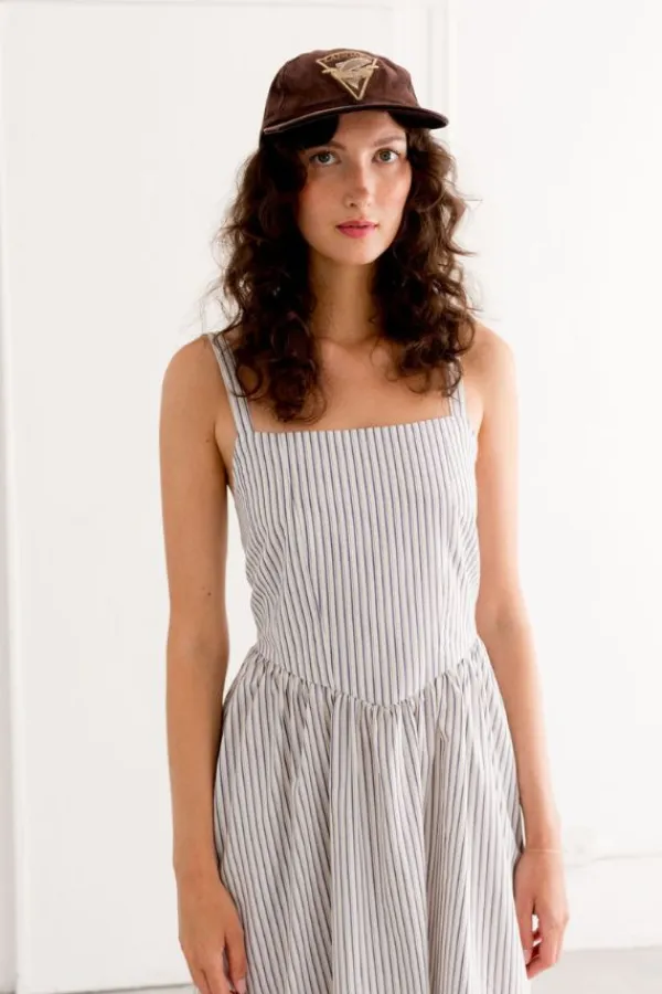 Dresses>A Bronze Age Aura Dress | Montauk Stripe