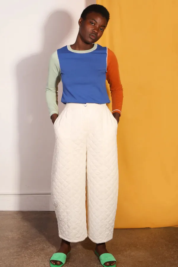 Bottoms>L.F.Markey Austin Trousers | Ecru