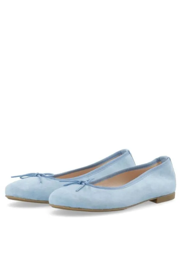 Shoes>BIANCO BIAMADISON Ballerina Suede Flats | Sky Blue