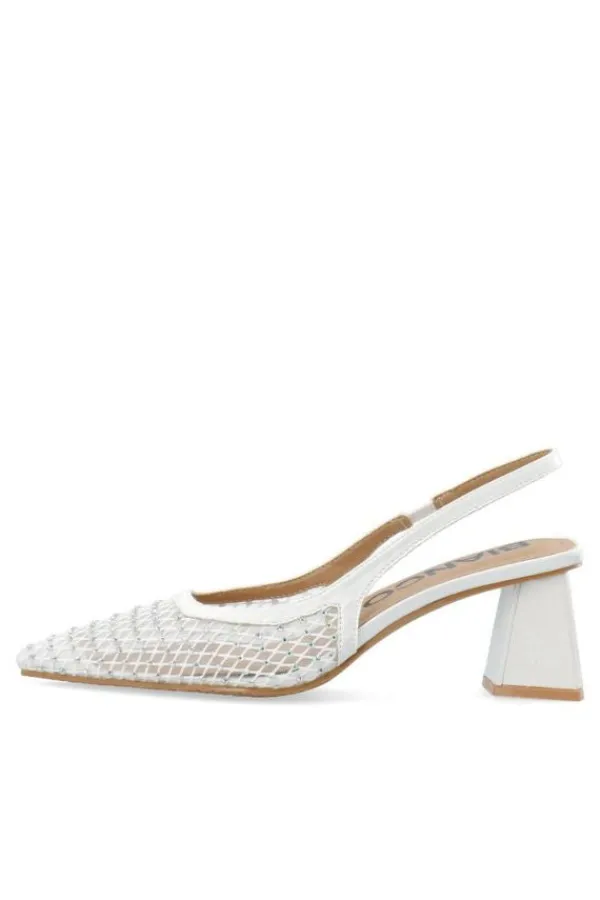 Ready-to-wear Whites|Shoes>BIANCO BIAMARALYN Mesh Slingback | Off White