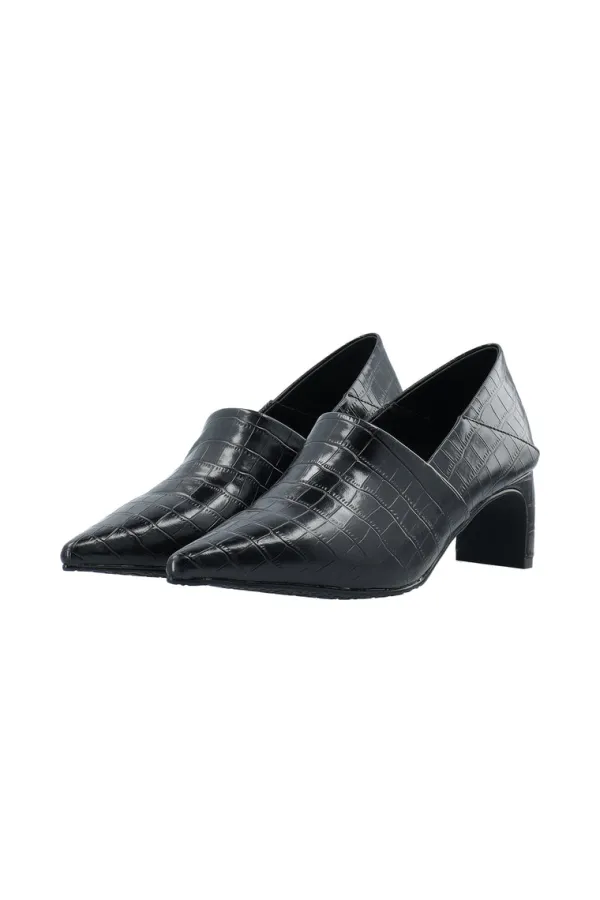 Shoes>BIANCO Biarowe Mules | Black Croco