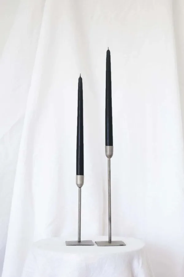 Home>SOCCO Designs BLACK TAPER CANDLES | PAIR