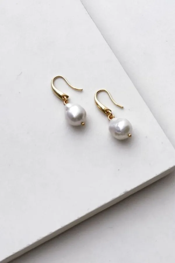 Bridal Accessories|Jewelry>A. B. Ellie Blair Pearl Drop
