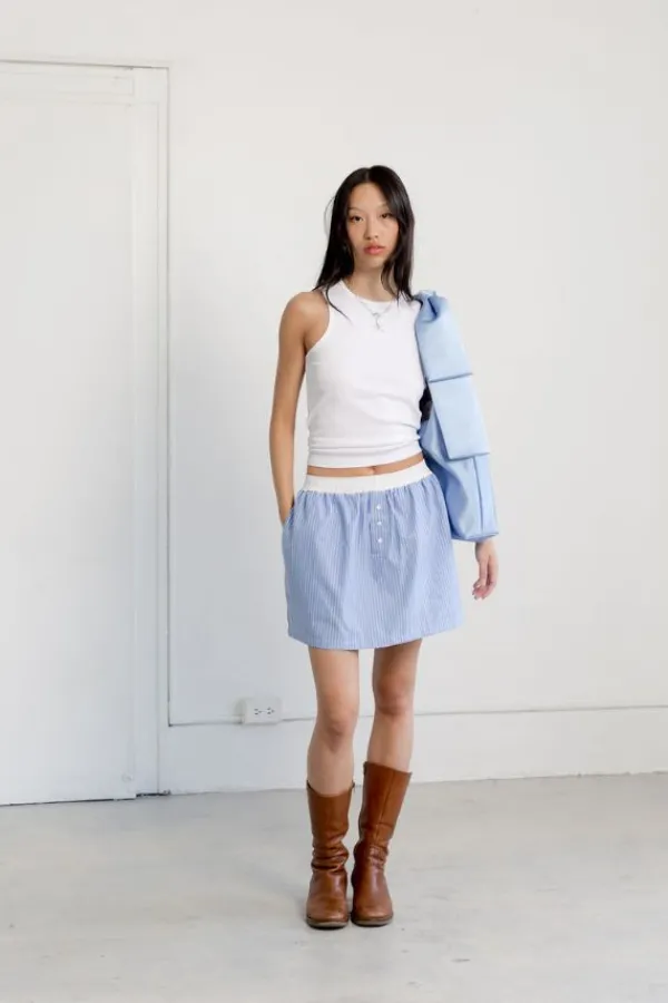 Bottoms>A Bronze Age Boxer Skirt | Porter Stripe