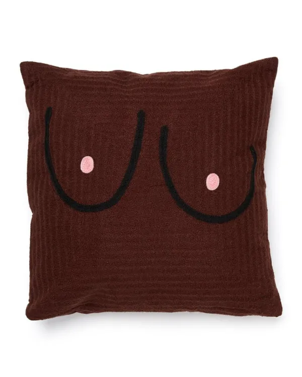 Home>Cold Picnic Brown Boob With Pink Pillow Cover