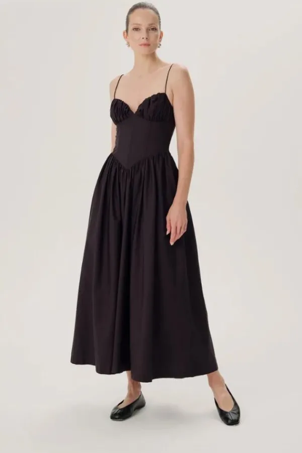 Dresses>Ronny Kobo Carmine Dress | Jet Black