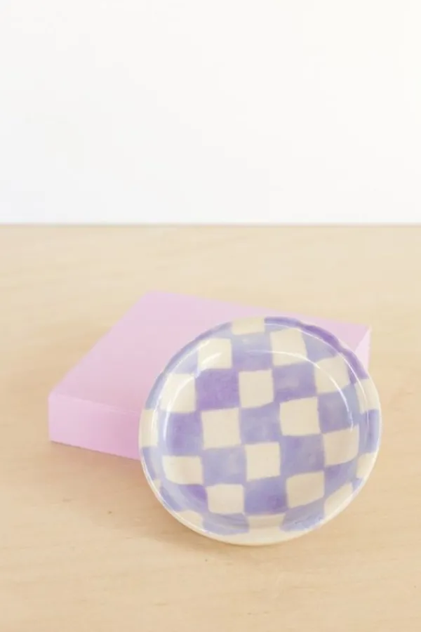 Home>Nightshift Ceramics Checkerboard Dish | Lavender