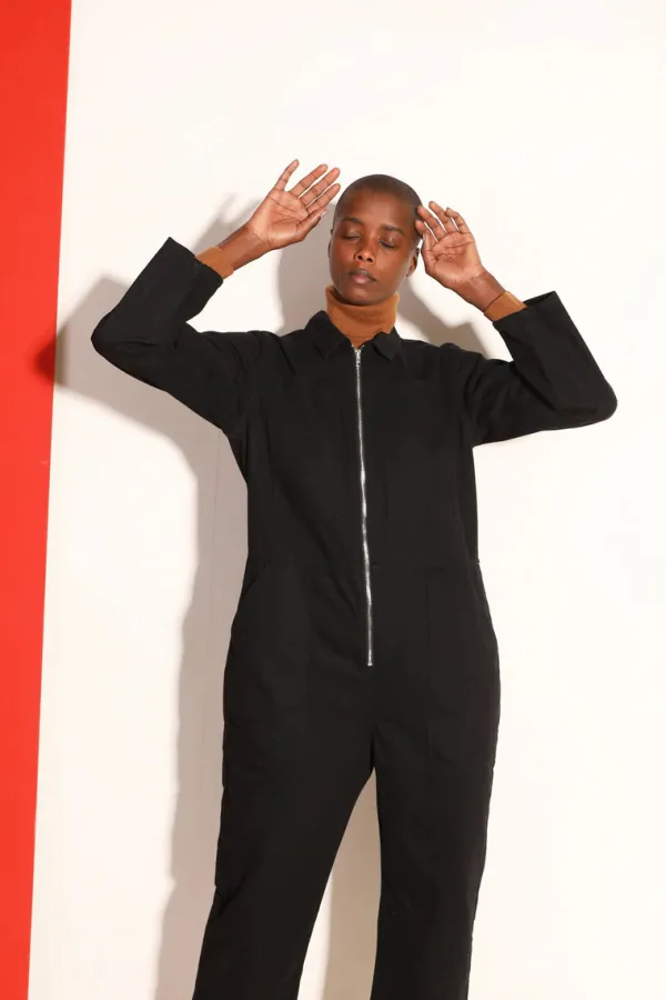 Jumpsuits>L.F.Markey Dominic Boilersuit | Black