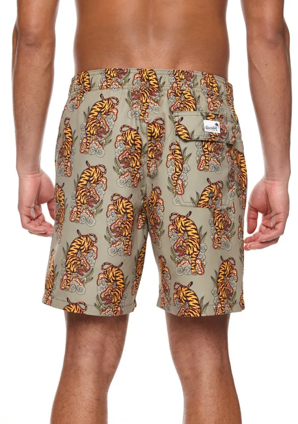 Swim|Accessories>Boardies Eka Bali Tiger Premium Swim Shorts