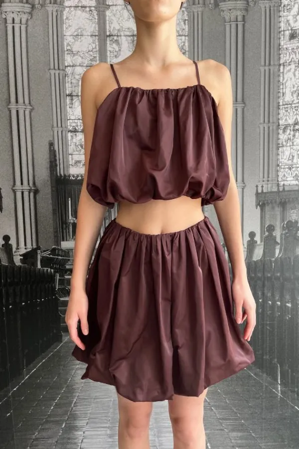 Tops>Herskind Elisa Top | Oxblood
