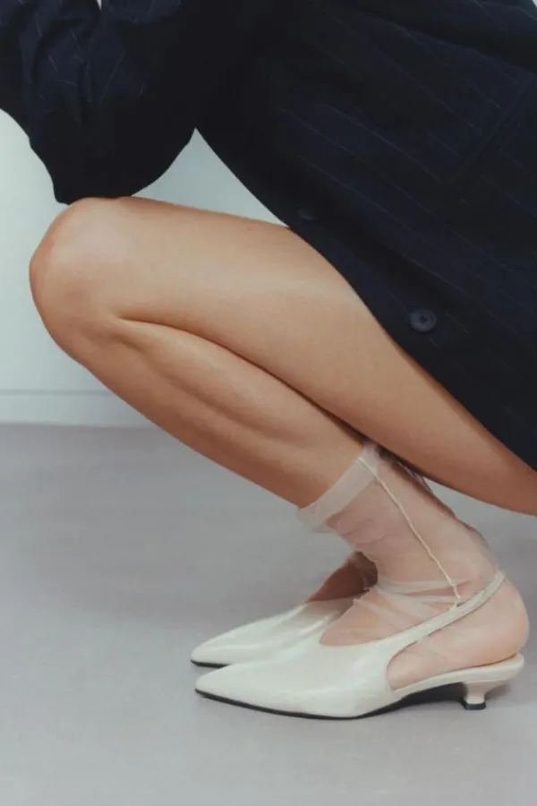 Shoes>Alohas Eros Leather Pumps | Cream