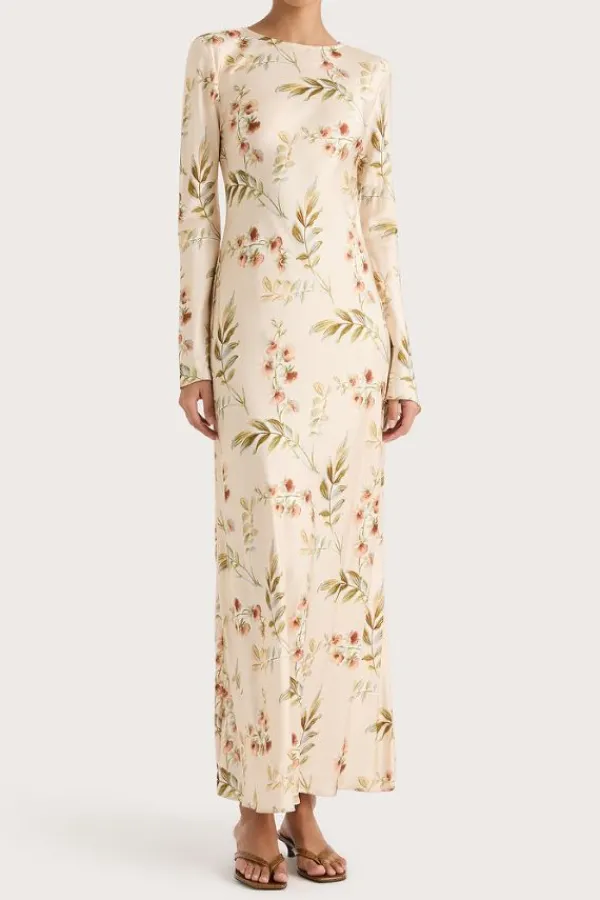 Dresses>Faithfull The Brand Faroe Maxi Dress | Jardin Floral Blush