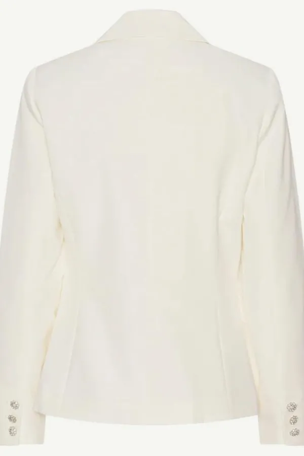 Ready-to-wear Whites|Tops>Custommade Flavia Blazer | Whisper White