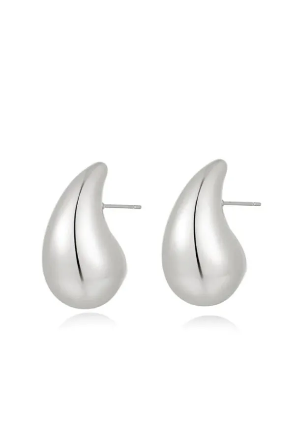 Jewelry>Luv AJ Gia Hoops | Silver