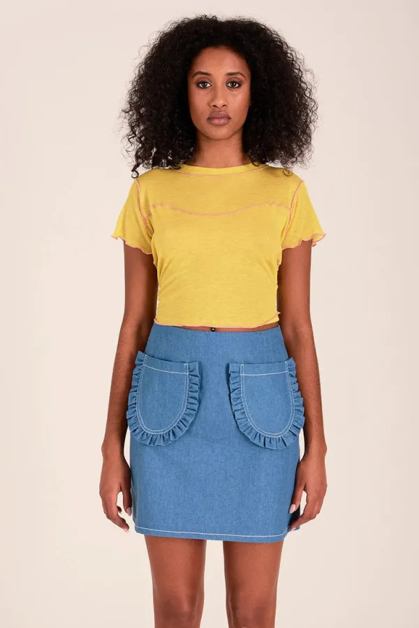 Tops>Eliza Faulkner GIGI BABY TEE | LEMONADE