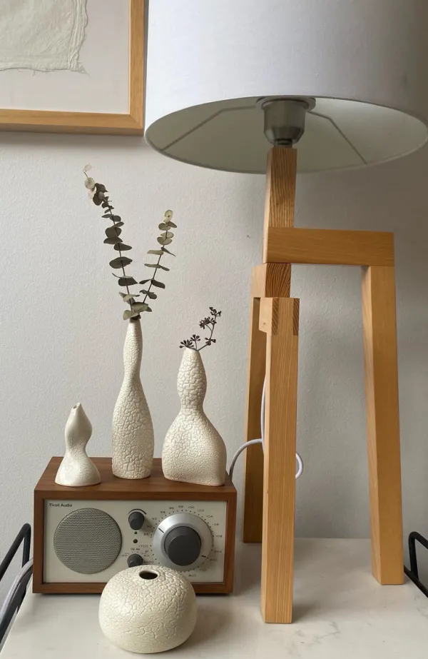 Home>Doux Studio Ceramics Globe Vase White Snake