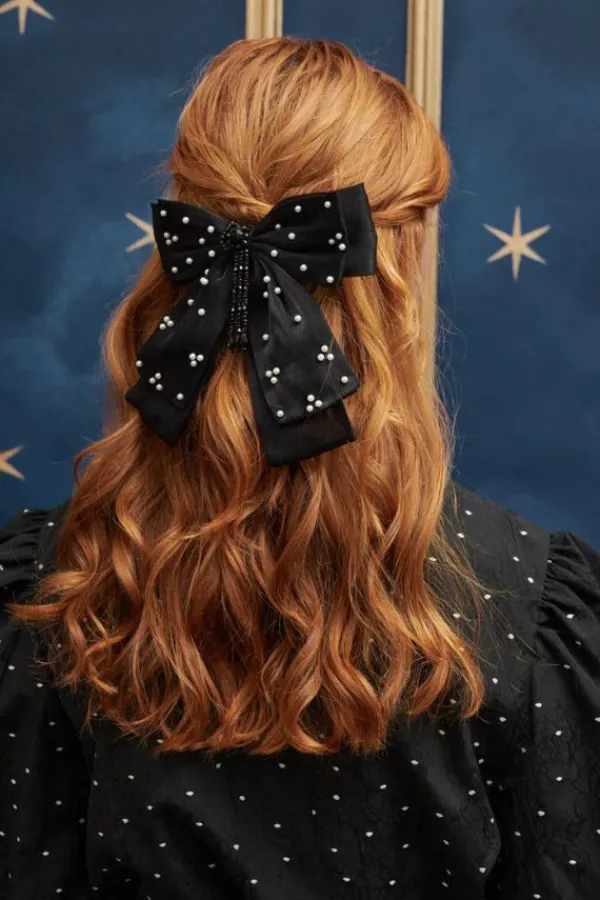 Accessories>Sister Jane Invitation Hair Bow | Ebony Black