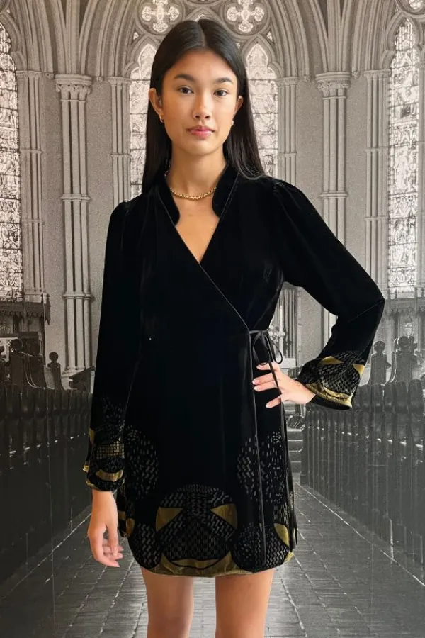 Dresses>Rixo Iris Mini Dress | Black