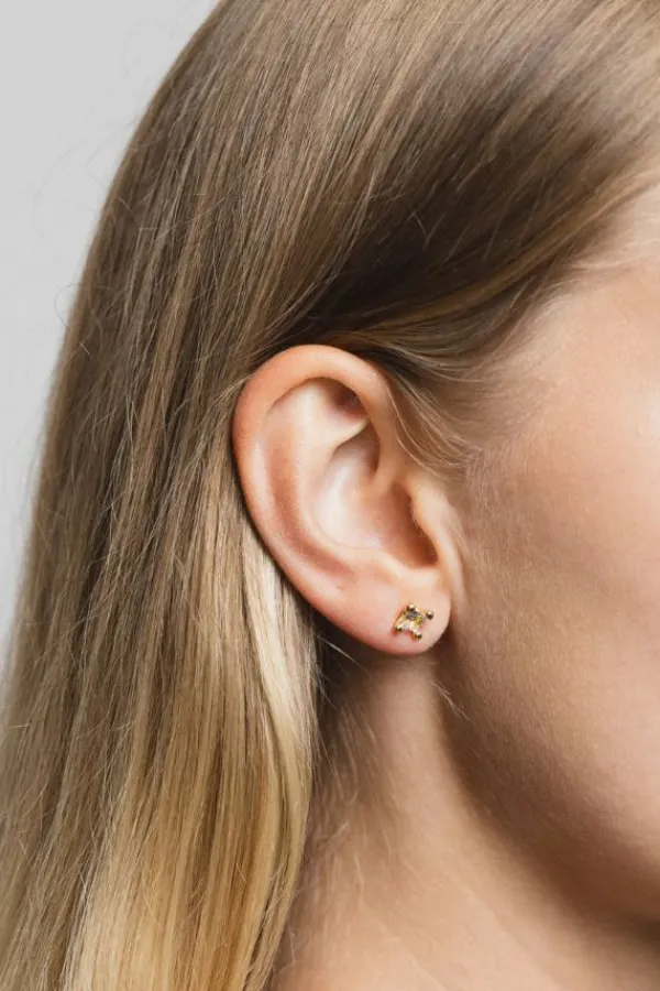 Jewelry>Wolf Circus Josie Studs | Seafoam and Gold