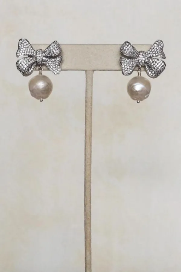 Bridal Accessories|Jewelry>The Loved One Joy Earrings | Silver