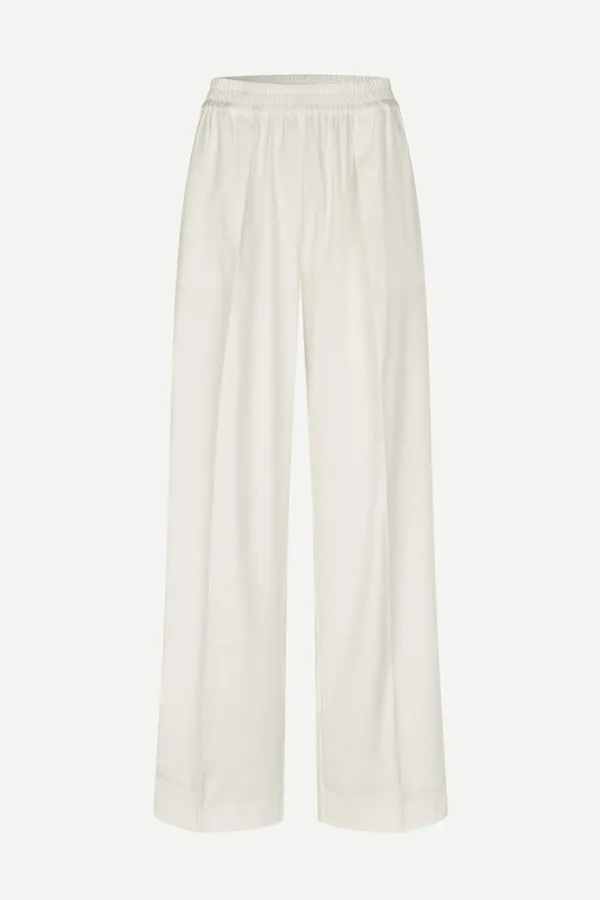 Ready-to-wear Whites|Bottoms>Samsoe Samsoe Julia Trousers | Egret