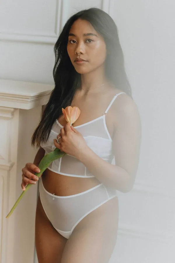 Lingerie>Mary Young Kendi Brief White