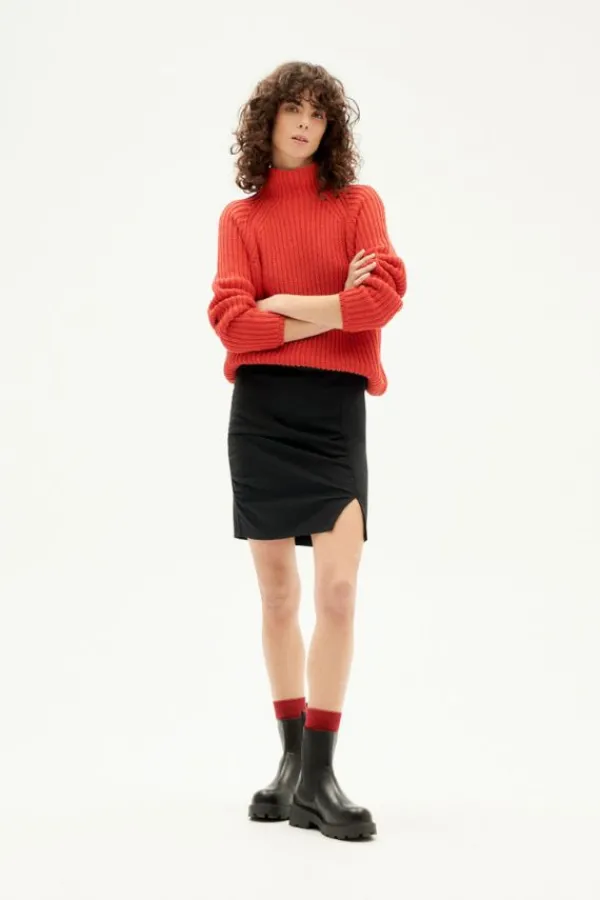 Bottoms>Thinking Mu Lara Skirt | Black