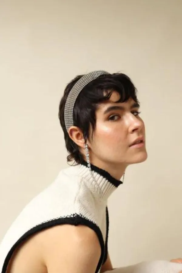 Bridal Accessories|Accessories>Lelet NY Leonia Crystal Crown | Silver