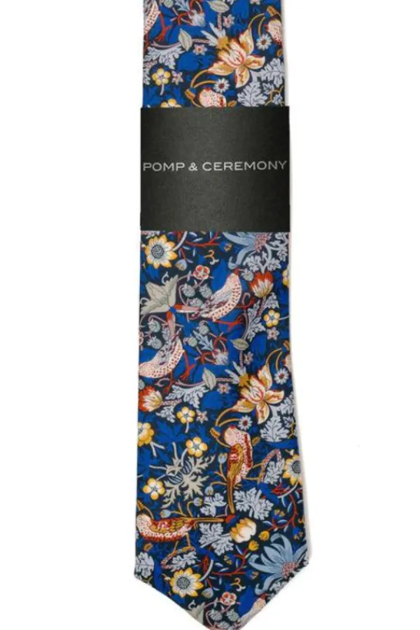 Accessories>Pomp u0026 Ceremony Liberty Print Tie | Strawberry Thief Royal