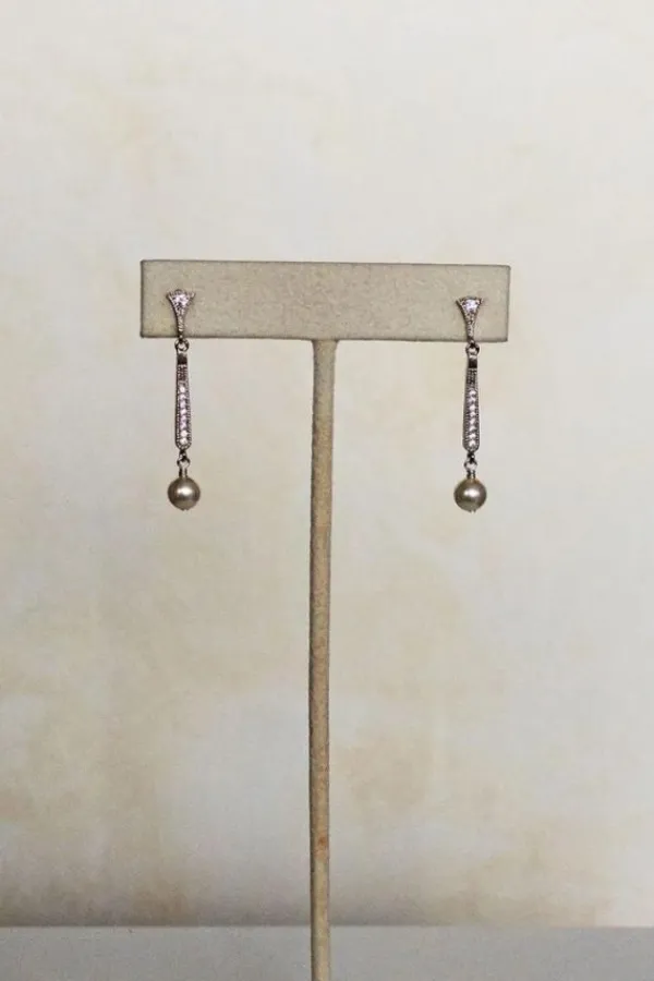 Bridal Accessories|Jewelry>The Loved One LiWei Earrings | Silver