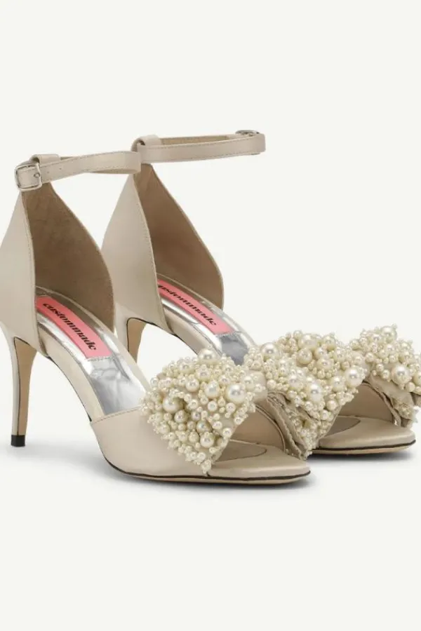 Bridal Accessories|Ready-to-wear Whites>Custommade Marita Pearl Heel | Oyster Gray