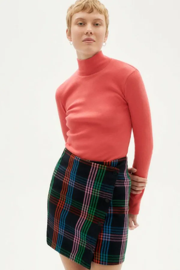Bottoms>Thinking Mu Mila Skirt | Blue