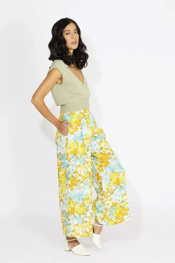 Bottoms>Faithful Opal Wide Leg Pant