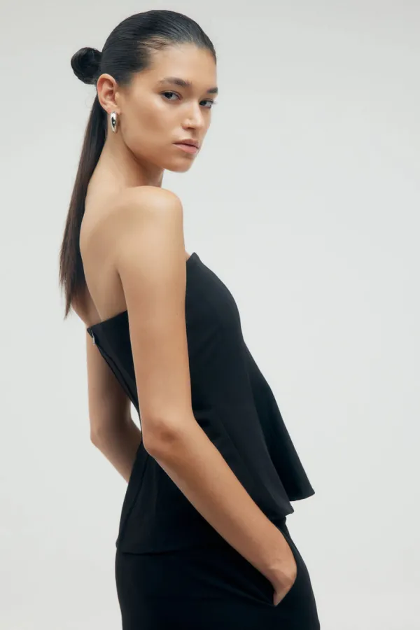 Tops>Third Form Protocol Panelled Bodice | Raven