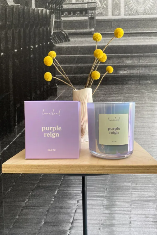 Home|Apothecary>Loversland Purple Reign Candle