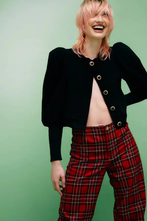 Bottoms>Eliza Faulkner Sam Pant | Red Plaid