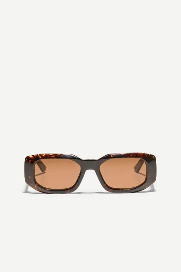 Accessories>Samsoe Samsoe Samilo Sunglasses | Tortoise Brown
