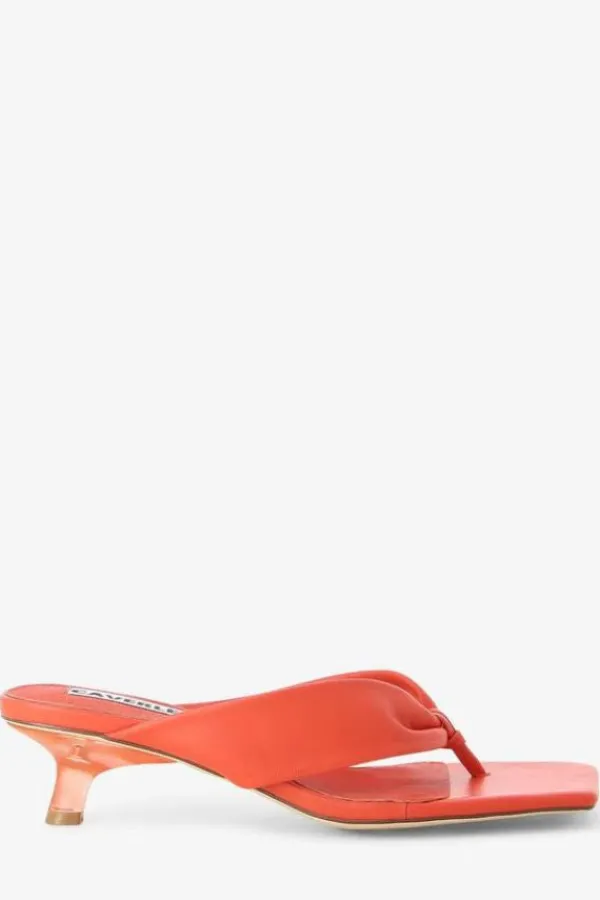Shoes>Caverley Stella Mule | Flame Red