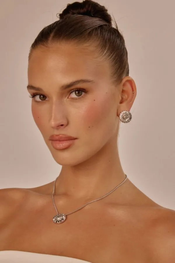 Jewelry>Luv AJ The Sunflower Studs | Silver