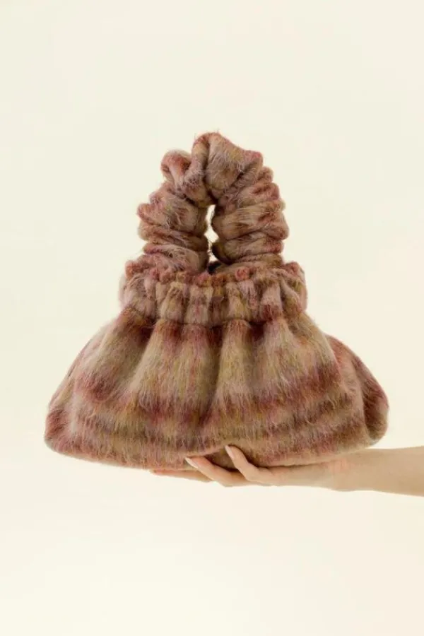 Accessories>A Bronze Age XL Halo Bag | Plum Plaid